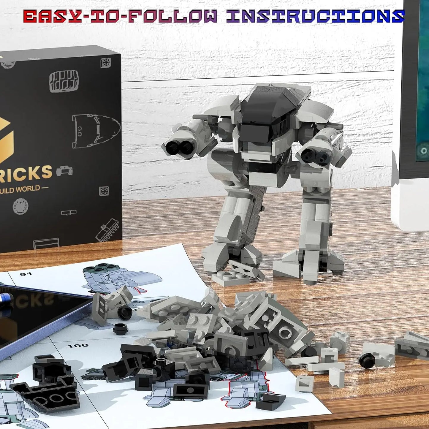 ED-209 Building Toy Set, 269 Pieces