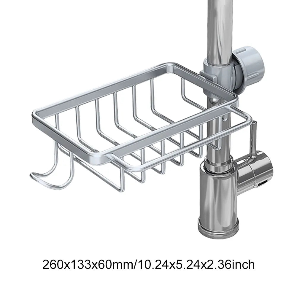 3-Tier Multi-Functional Kitchen Organizer Large Over The Sink Dish Rack with Cover