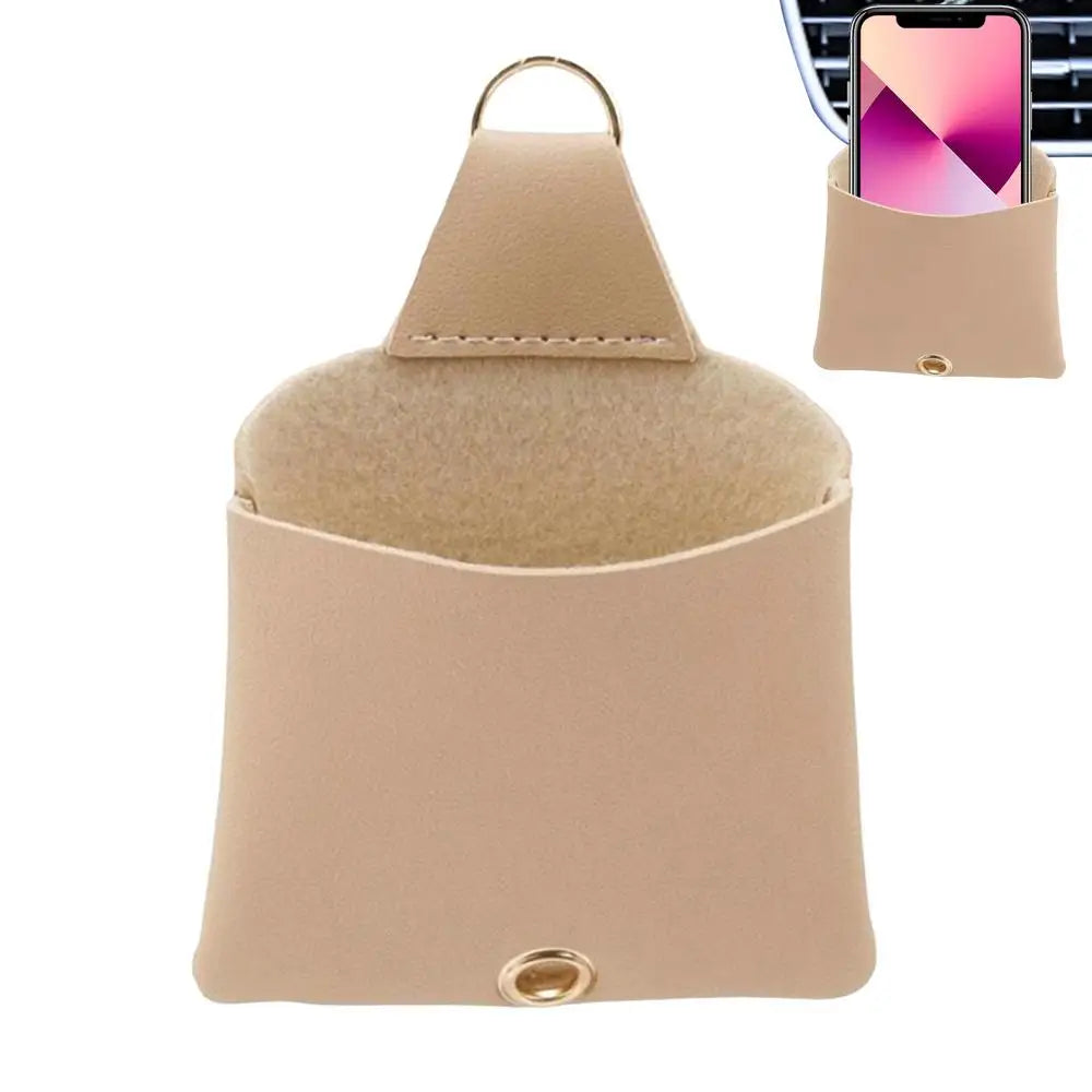 Car Air Vent Storage Bag Phone Storage Organizer Lightweight Hangable Storage Bag Auto