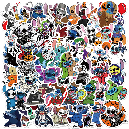 50Pcs Horror Character Animation Theme Stickers