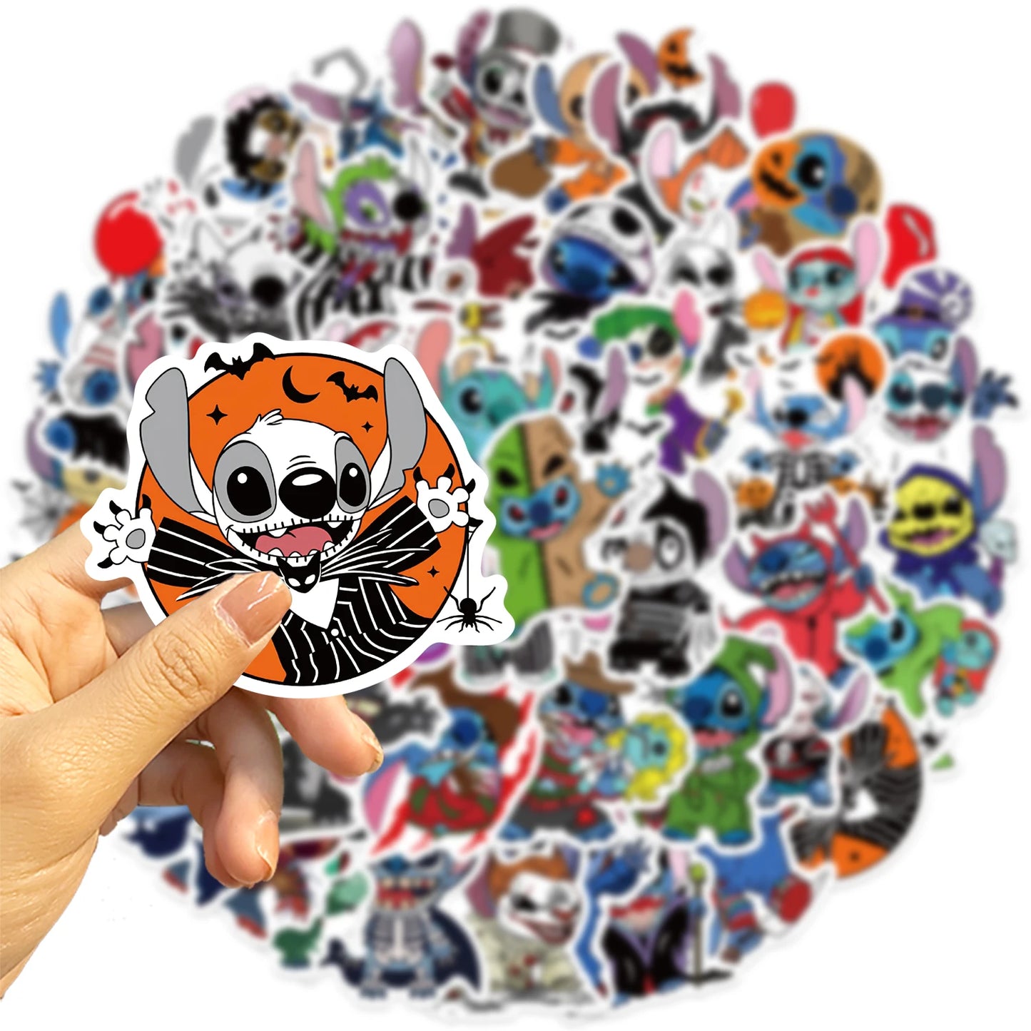 50Pcs Horror Character Animation Theme Stickers