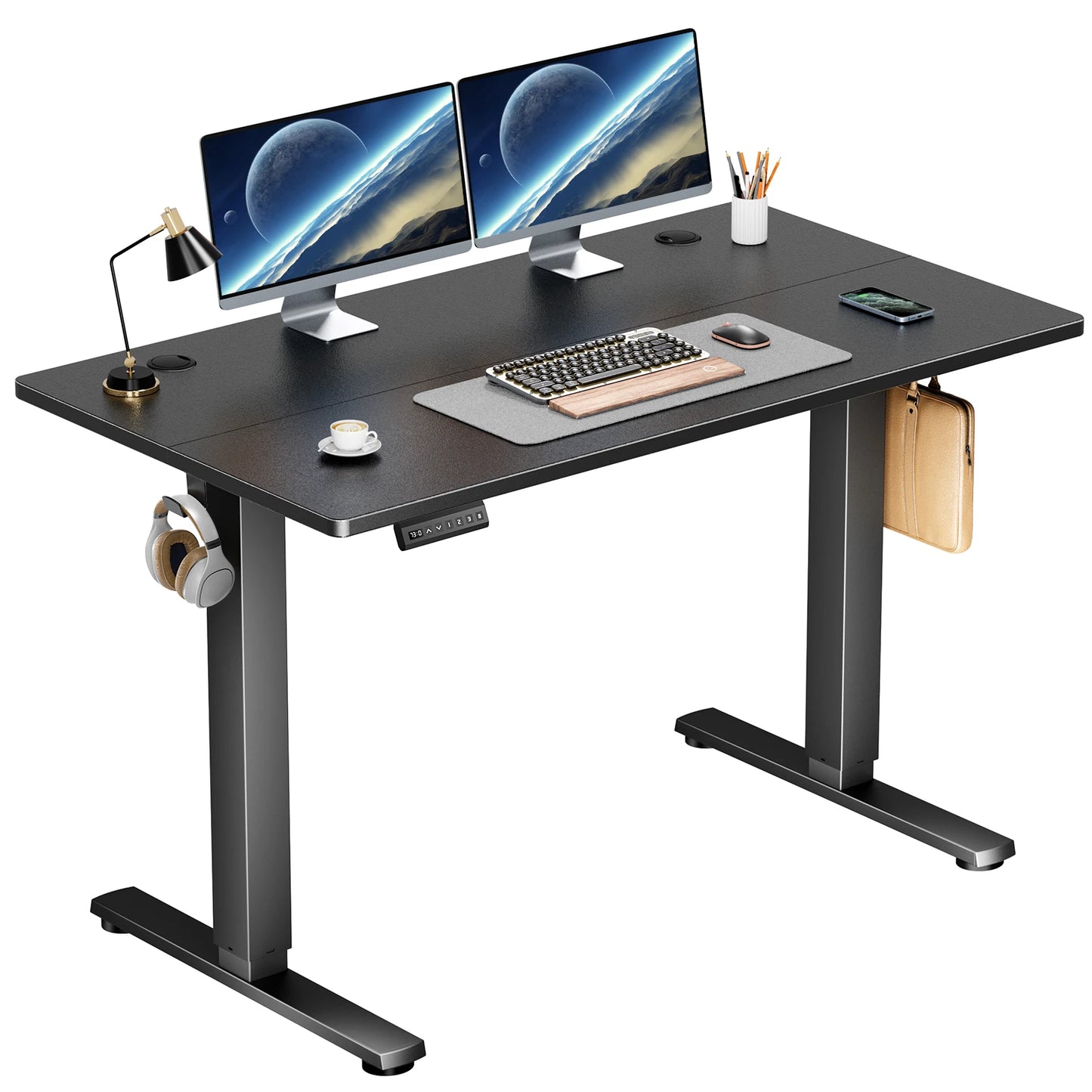Adjustable 40x24 Inch Stand Up Sit Computer Desk
