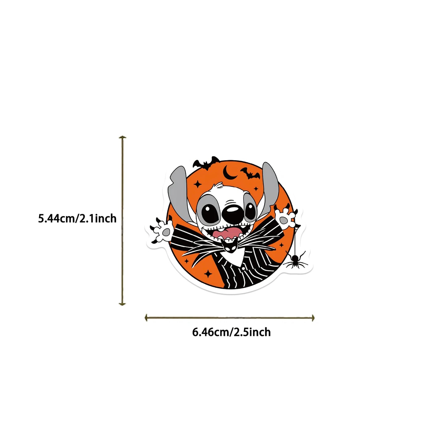 50Pcs Horror Character Animation Theme Stickers
